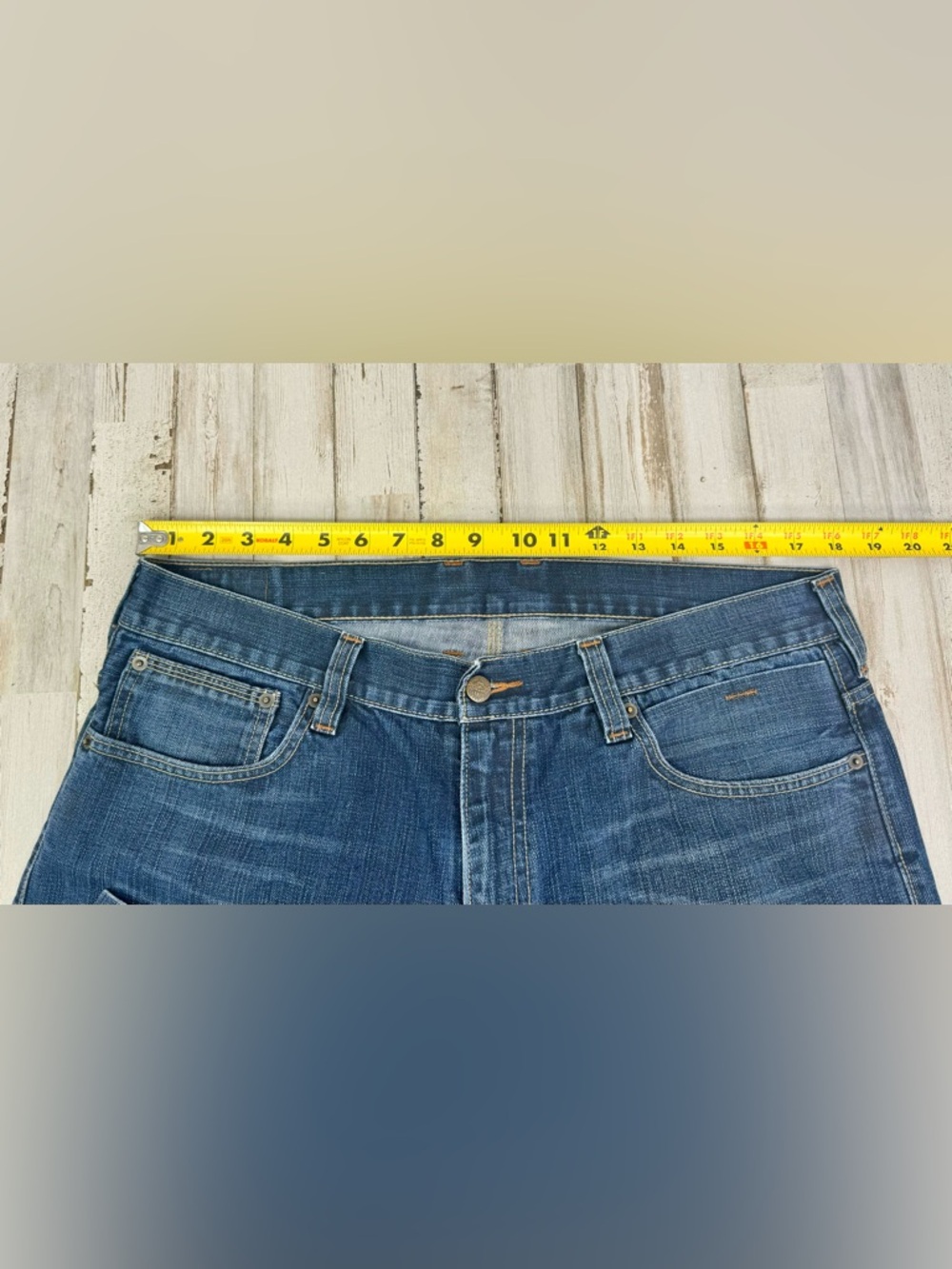 Vintage Levis 514 Pants Jeans Men 36x32 Denim Stretch Blue Straight - Picture 8 of 13